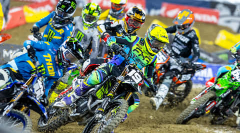 Consecutive Supercross Podiums for Triumph Factory Racing